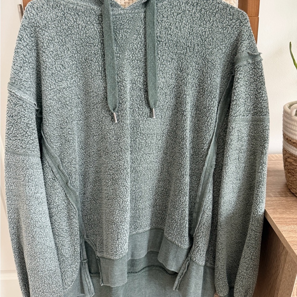Cozy Green Hooded Sweatshirt
